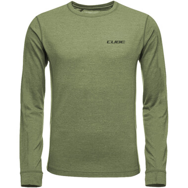 CUBE ATX UTILITY Long-Sleeved Jersey Green 0